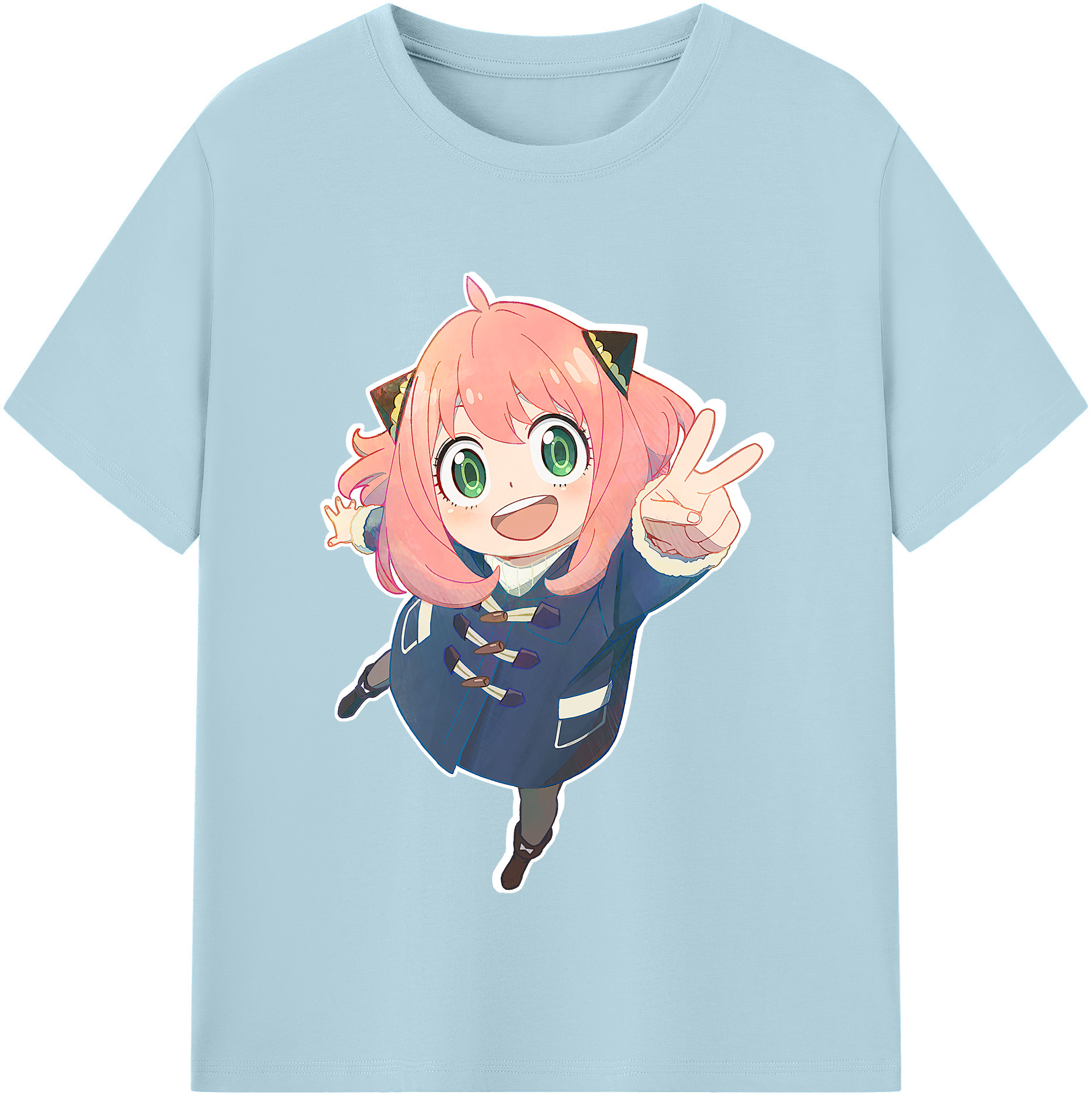 （画像用） SPY×FAMILY间谍家家酒 綿100％半袖Tシャツ（フロントプリント）